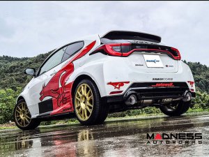 Toyota GR Yaris Performance Exhaust - Axle-Back - Resonated - Polished Tips - InoXcar Racing